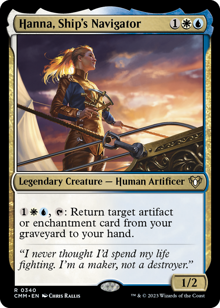 Hanna, Ship's Navigator [Commander Masters] | Grognard Games
