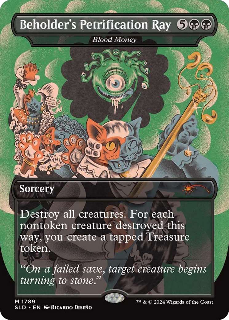 Beholder's Petrification Ray - Blood Money [Secret Lair Drop Series] | Grognard Games