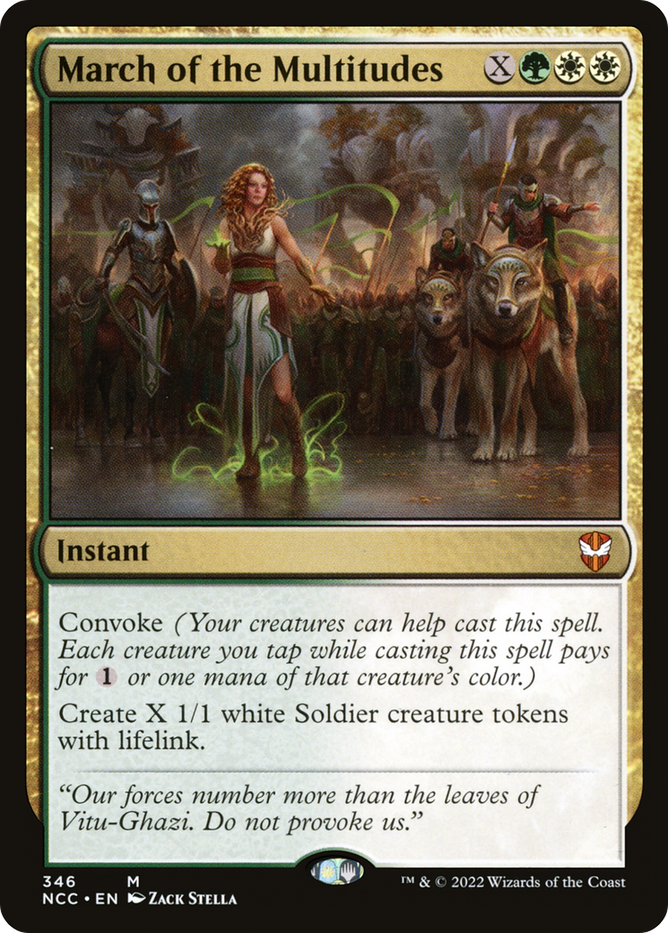 March of the Multitudes [Streets of New Capenna Commander] | Grognard Games