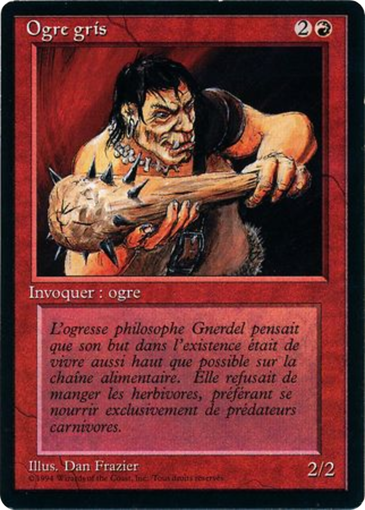 Gray Ogre [Foreign Black Border] | Grognard Games