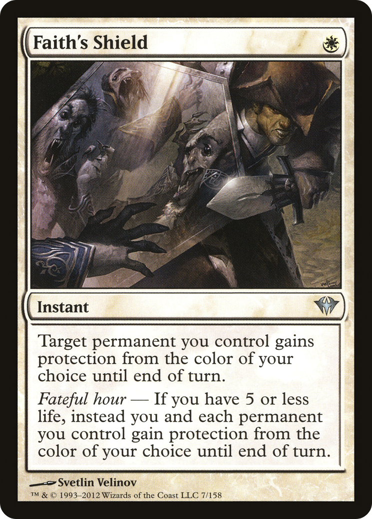 Faith's Shield (DKA-007) - Dark Ascension Foil | Grognard Games