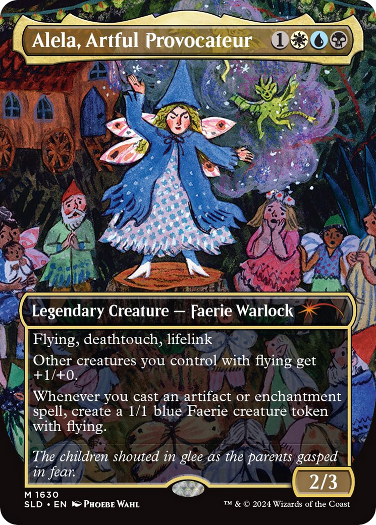 Alela, Artful Provocateur (1630) (Rainbow Foil) [Secret Lair Drop Series] | Grognard Games