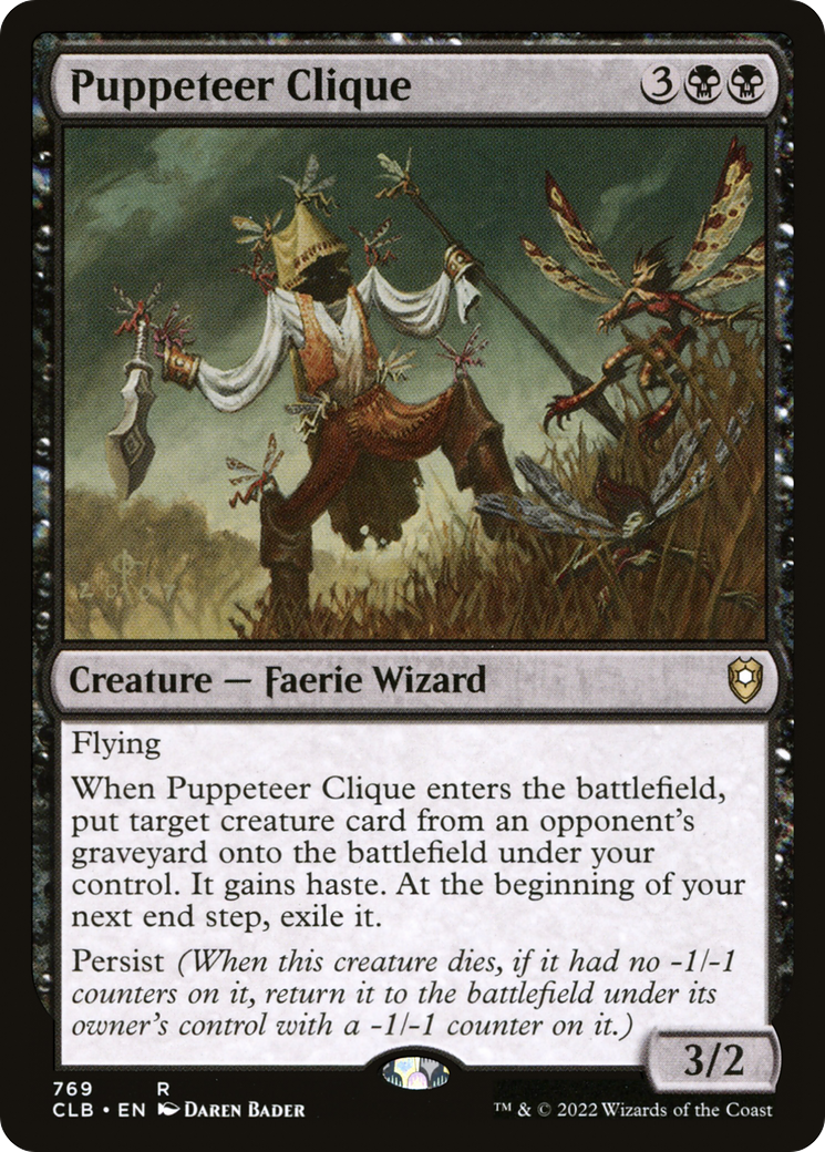 Puppeteer Clique [Commander Legends: Battle for Baldur's Gate] | Grognard Games