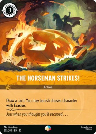 The Horseman Strikes! (Epic) (207/204) - Whispers in the Well Holofoil | Grognard Games