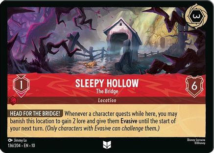 Sleepy Hollow - The Bridge (136/204) - Whispers in the Well Cold Foil | Grognard Games