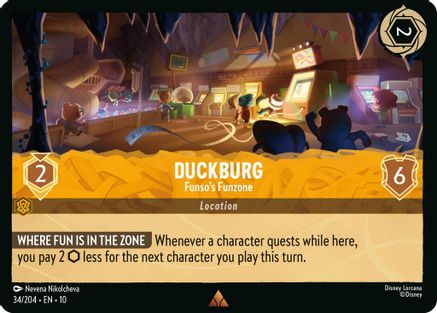 Duckburg - Funso's Funzone (34/204) - Whispers in the Well Cold Foil | Grognard Games