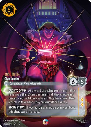 Goliath - Clan Leader (Enchanted) (238/204) - Whispers in the Well Holofoil | Grognard Games