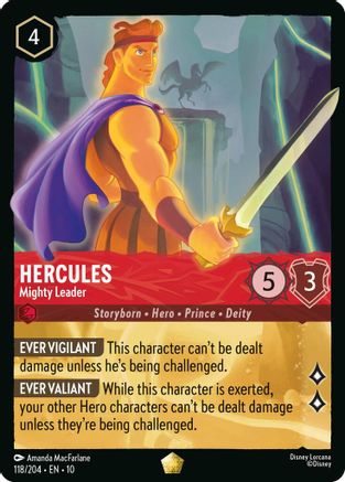 Hercules - Mighty Leader (118/204) - Whispers in the Well Cold Foil | Grognard Games