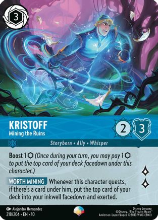 Kristoff - Mining the Ruins (Epic) (218/204) - Whispers in the Well Holofoil | Grognard Games
