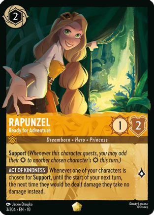 Rapunzel - Ready for Adventure (3/204) - Whispers in the Well Cold Foil | Grognard Games