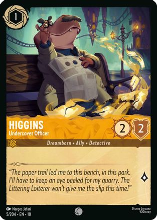 Higgins - Undercover Officer (5/204) - Whispers in the Well | Grognard Games