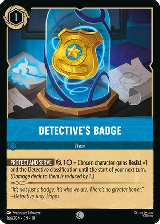 Detective's Badge (166/204) - Whispers in the Well | Grognard Games