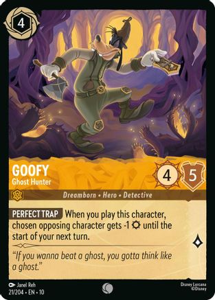 Goofy - Ghost Hunter (21/204) - Whispers in the Well | Grognard Games