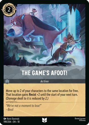 The Game's Afoot! (198/204) - Whispers in the Well Cold Foil | Grognard Games