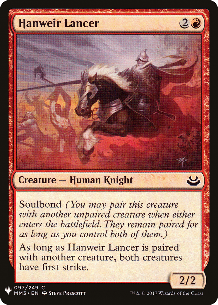 Hanweir Lancer [Mystery Booster] | Grognard Games