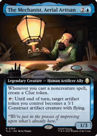 The Mechanist, Aerial Artisan (Extended Art) (TLA-369) - Avatar: The Last Airbender | Grognard Games