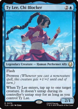 Ty Lee, Chi Blocker (TLA-076) - Avatar: The Last Airbender Foil | Grognard Games