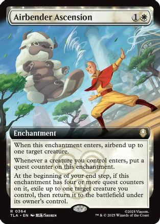 Airbender Ascension (Extended Art) (TLA-364) - Avatar: The Last Airbender | Grognard Games