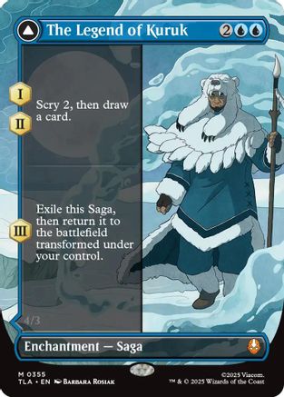 The Legend of Kuruk (Borderless) (TLA-355) - Avatar: The Last Airbender Foil | Grognard Games
