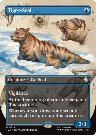 Tiger-Seal (Borderless) (TLA-318) - Avatar: The Last Airbender Foil | Grognard Games