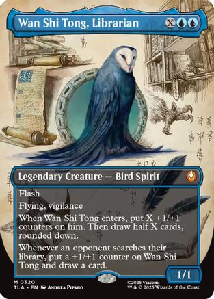Wan Shi Tong, Librarian (Borderless) (TLA-320) - Avatar: The Last Airbender Foil | Grognard Games