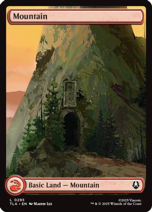 Mountain (0295) (TLA-295) - Avatar: The Last Airbender Foil | Grognard Games