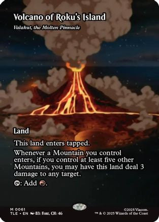 Volcano of Roku's Island - Valakut, the Molten Pinnacle (TLE-061) - Avatar: The Last Airbender: Eternal-Legal | Grognard Games