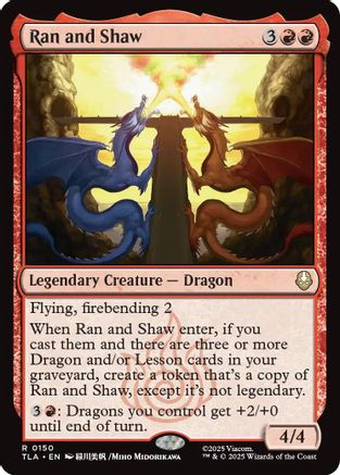 Ran and Shaw (TLA-150) - Avatar: The Last Airbender | Grognard Games