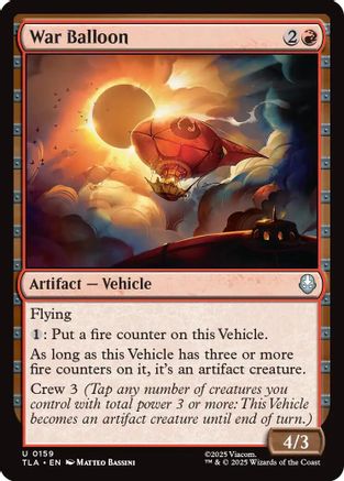 War Balloon (TLA-159) - Avatar: The Last Airbender Foil | Grognard Games