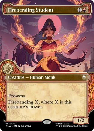 Firebending Student (Showcase) (TLA-342) - Avatar: The Last Airbender | Grognard Games