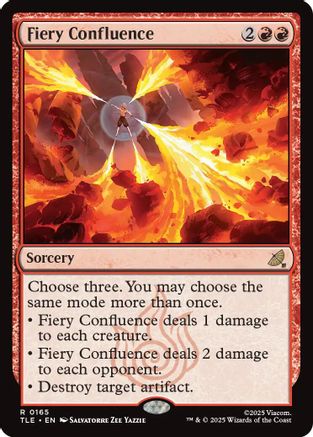 Fiery Confluence (TLE-165) - Avatar: The Last Airbender: Eternal-Legal Foil | Grognard Games