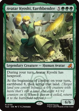 Avatar Kyoshi, Earthbender (TLE-130) - Avatar: The Last Airbender: Eternal-Legal Foil | Grognard Games
