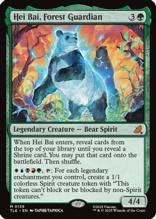 Hei Bai, Forest Guardian (TLE-139) - Avatar: The Last Airbender: Eternal-Legal | Grognard Games
