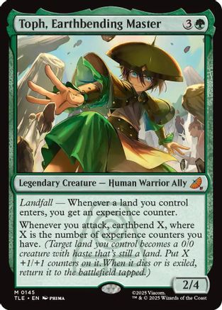 Toph, Earthbending Master (TLE-145) - Avatar: The Last Airbender: Eternal-Legal | Grognard Games