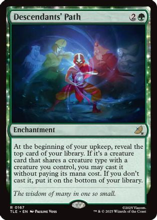 Descendants' Path (TLE-167) - Avatar: The Last Airbender: Eternal-Legal Foil | Grognard Games