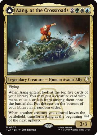 Aang, at the Crossroads (TLA-203) - Avatar: The Last Airbender | Grognard Games