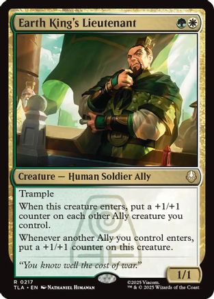 Earth King's Lieutenant (TLA-217) - Avatar: The Last Airbender Foil | Grognard Games