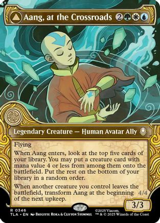 Aang, at the Crossroads (Showcase) (TLA-346) - Avatar: The Last Airbender | Grognard Games