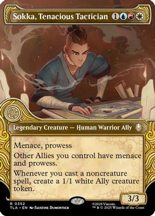 Sokka, Tenacious Tactician (Showcase) (TLA-352) - Avatar: The Last Airbender | Grognard Games