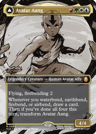 Avatar Aang (Borderless) (TLA-308) - Avatar: The Last Airbender | Grognard Games