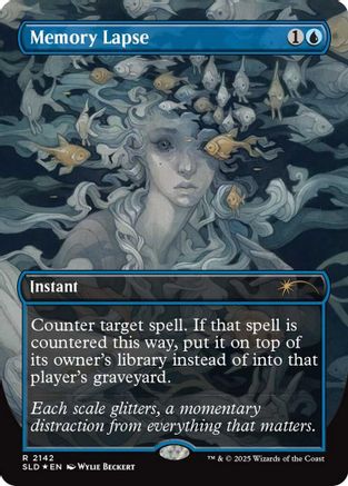 Memory Lapse (SLD-2142) - Secret Lair Drop Series Foil | Grognard Games