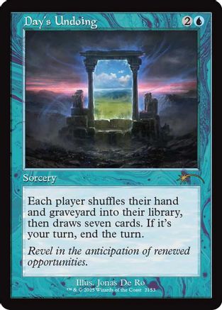 Day's Undoing (Retro Frame) (SLD-2153) - Secret Lair Drop Series | Grognard Games