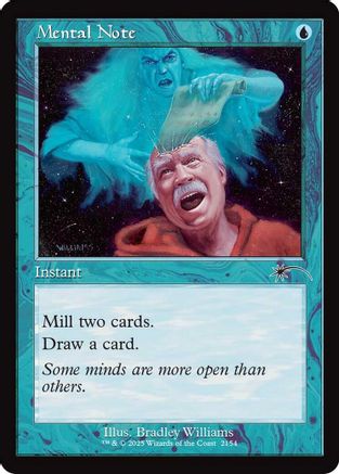 Mental Note (Retro Frame) (SLD-2154) - Secret Lair Drop Series | Grognard Games