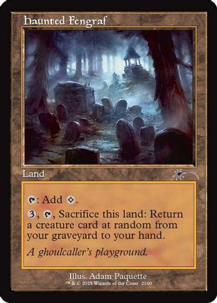 Haunted Fengraf (Retro Frame) (SLD-2160) - Secret Lair Drop Series | Grognard Games