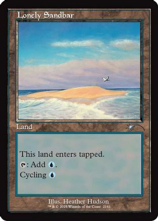 Lonely Sandbar (Retro Frame) (SLD-2161) - Secret Lair Drop Series | Grognard Games
