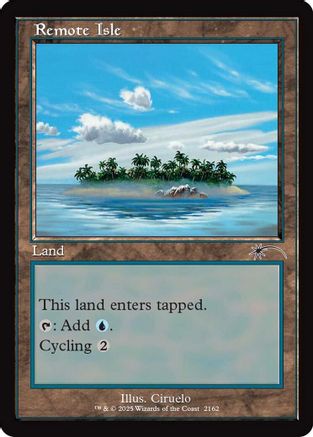 Remote Isle (Retro Frame) (SLD-2162) - Secret Lair Drop Series | Grognard Games