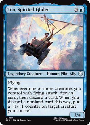Teo, Spirited Glider (TLA-074) - Avatar: The Last Airbender | Grognard Games