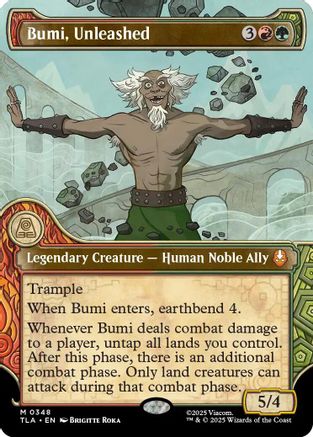 Bumi, Unleashed (Showcase) (TLA-348) - Avatar: The Last Airbender Foil | Grognard Games