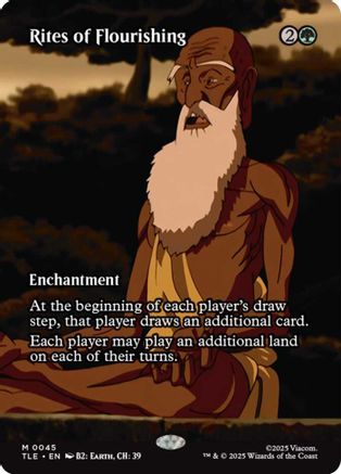 Rites of Flourishing (Borderless) (TLE-045) - Avatar: The Last Airbender: Eternal-Legal | Grognard Games