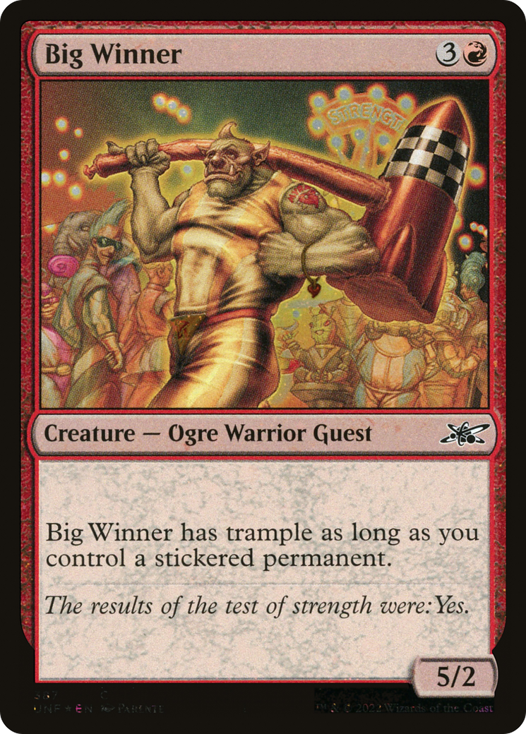 Big Winner (Galaxy Foil) [Unfinity] | Grognard Games